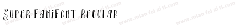 Super FamiFont Regular字体转换
